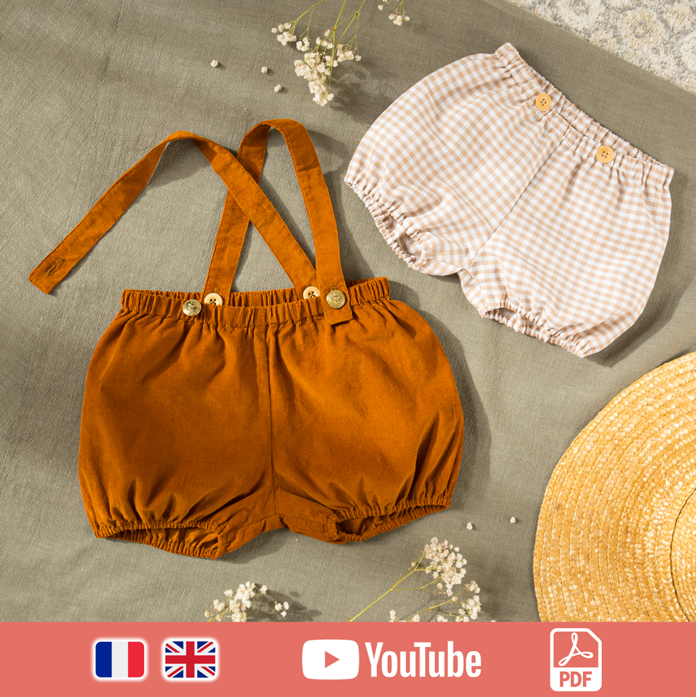 Patron pdf de bloomer pour bébé facile