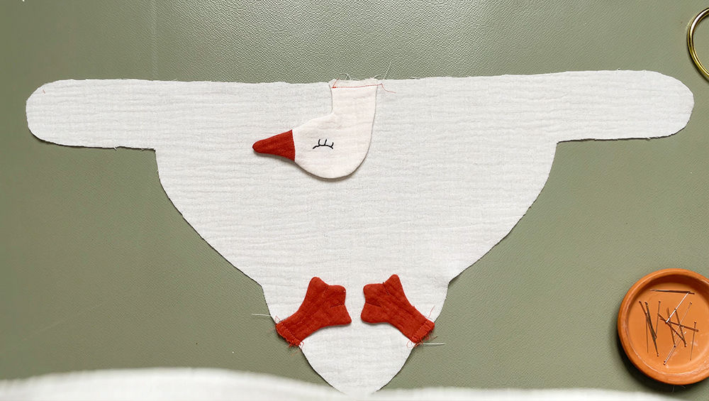 préparer l'assemblage du doudou facilement