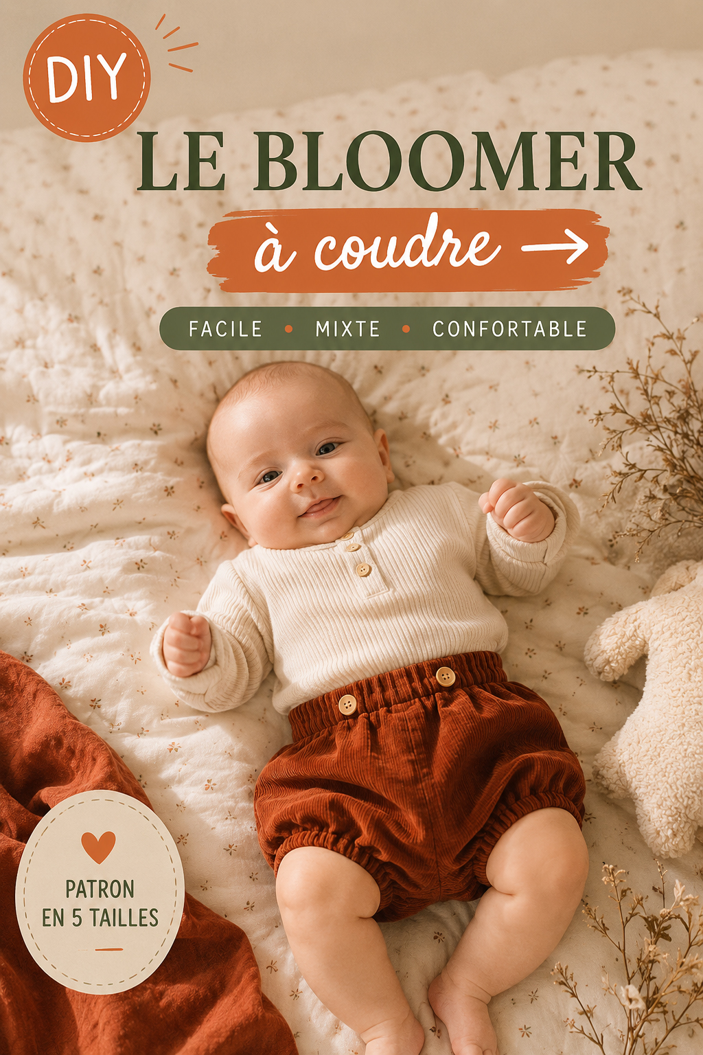Bloomer bébé cousu