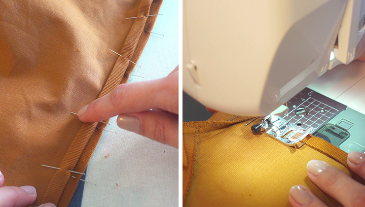 plier les ourlets des jambes