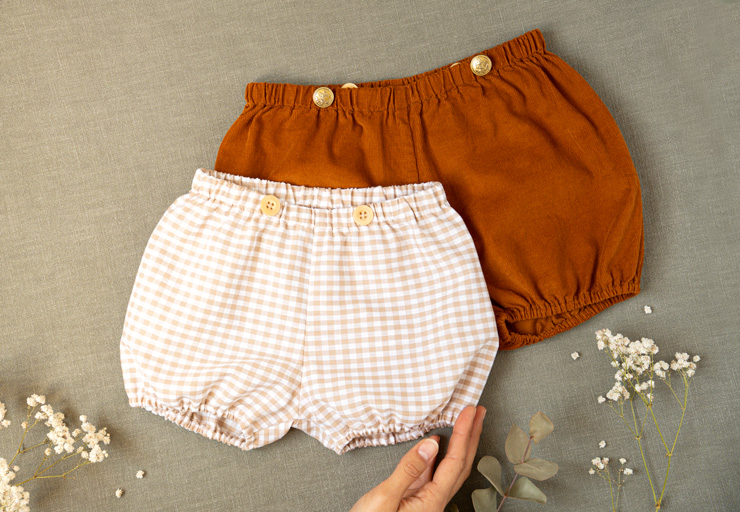 tutoriel pour apprendre à coudre le bloomer bebe